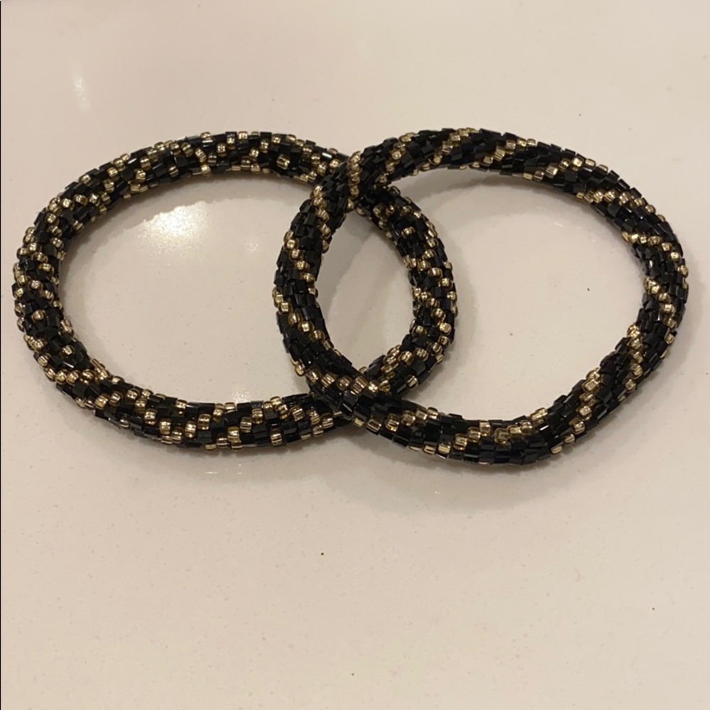 Lily and Laura bracelets made in Nepal!